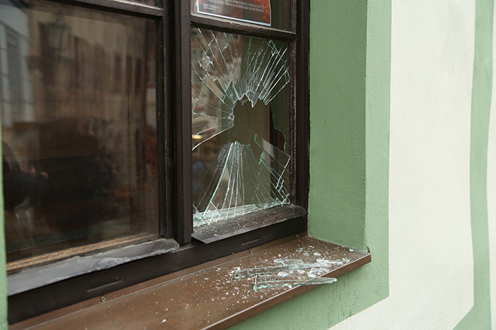 A2B Glass are able to board up broken windows while they are being repaired in Torquay.